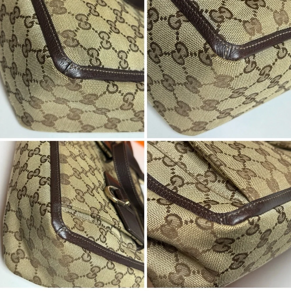 ๐ฅSOLD GUCCI EUC with COA GG Canvas Abby Tote Bag - Picture 12 of 17
